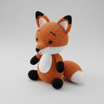 Crochet Fox Plush Pattern PDF - Adorable Woodland Amigurumi Toy