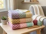 Crochet Baby Blanket Pattern PDF - Sweet Mosaic Geometric Design - 5 Versions Instant Download