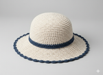 Crochet Sun Hat Pattern PDF - Modern Two-Tone Design 5 Versions - Instant Download