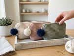 Crochet Pochette Pattern PDF - Chic Nautical Clutch Bag in 5 Versions - Easy Summer Accessory Instant Download