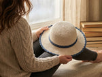 Crochet Sun Hat Pattern PDF - Modern Two-Tone Design 5 Versions - Instant Download