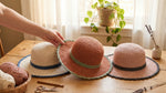 Crochet Sun Hat Pattern PDF - Modern Two-Tone Design 5 Versions - Instant Download