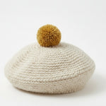 Crochet Slouchy Beret Pattern PDF - Stylish Pom Pom Hat 5 Versions - Instant Download
