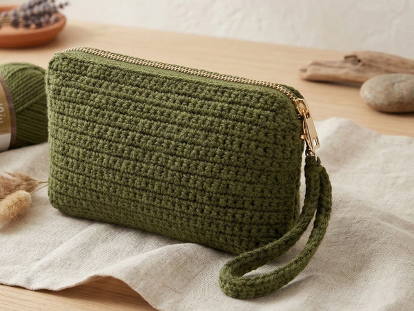 Crochet Pochette Bag Pattern PDF - Chic Olive Market Tote 5 Versions - Instant Download