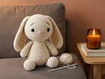 Crochet Bunny Pattern - Adorable Stuffed Bunny Amigurumi Toy for Beginners and Beyond