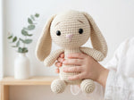Crochet Bunny Pattern - Adorable Stuffed Bunny Amigurumi Toy for Beginners and Beyond