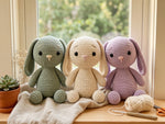 Crochet Bunny Pattern - Adorable Stuffed Bunny Amigurumi Toy for Beginners and Beyond