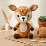Crochet Deer Amigurumi Pattern - Adorable Woodland Fawn Stuffed Animal