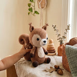 Crochet Squirrel Pattern - Charming Woodland Amigurumi with Bushy Tail and Sweet Expression