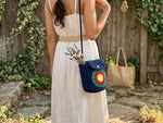 Crochet Bucket Bag Pattern - Vibrant Floral Design with Colorwork Motifs
