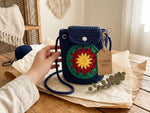 Crochet Bucket Bag Pattern - Vibrant Floral Design with Colorwork Motifs
