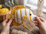 Crochet Fish Pattern - Cheerful Sunny No-Sewing Amigurumi Fish Toy for Nursery Decor